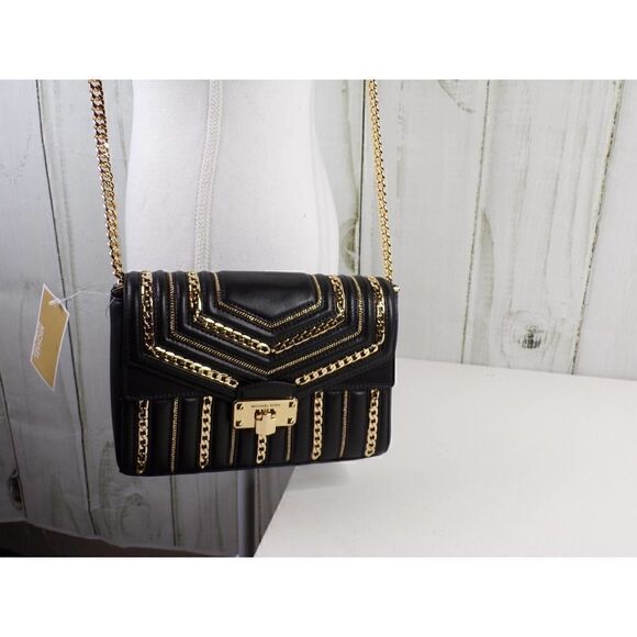 Michael Kors black kinsley crossbody NWT - Picture 7 of 9